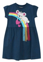 Denokids KOALA RAINBOW - Robe en jersey - dunkelblau/bleu marine ...