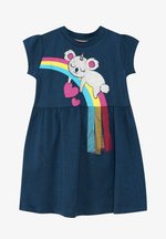 Koala Robe Denokids KOALA RAINBOW - Robe en jersey - dunkelblau/bleu marine ...