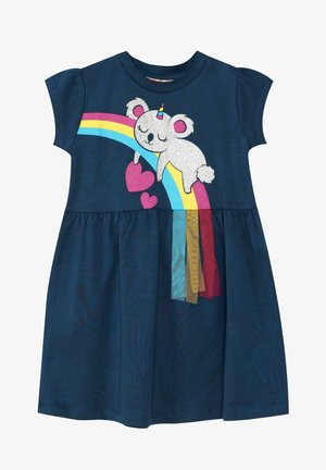 Denokids KOALA RAINBOW - Jerseykleid - dunkelblau