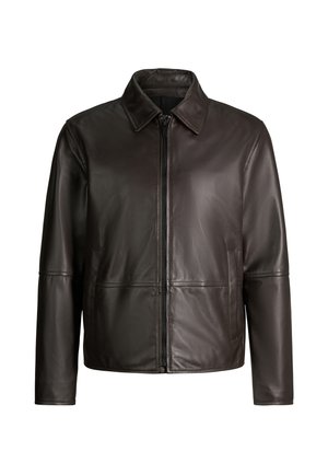 Strellson, Veste en cuir - dunkelbraun