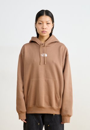 ESSENTIAL OVERSIZED HOODIE - Mikina - latte