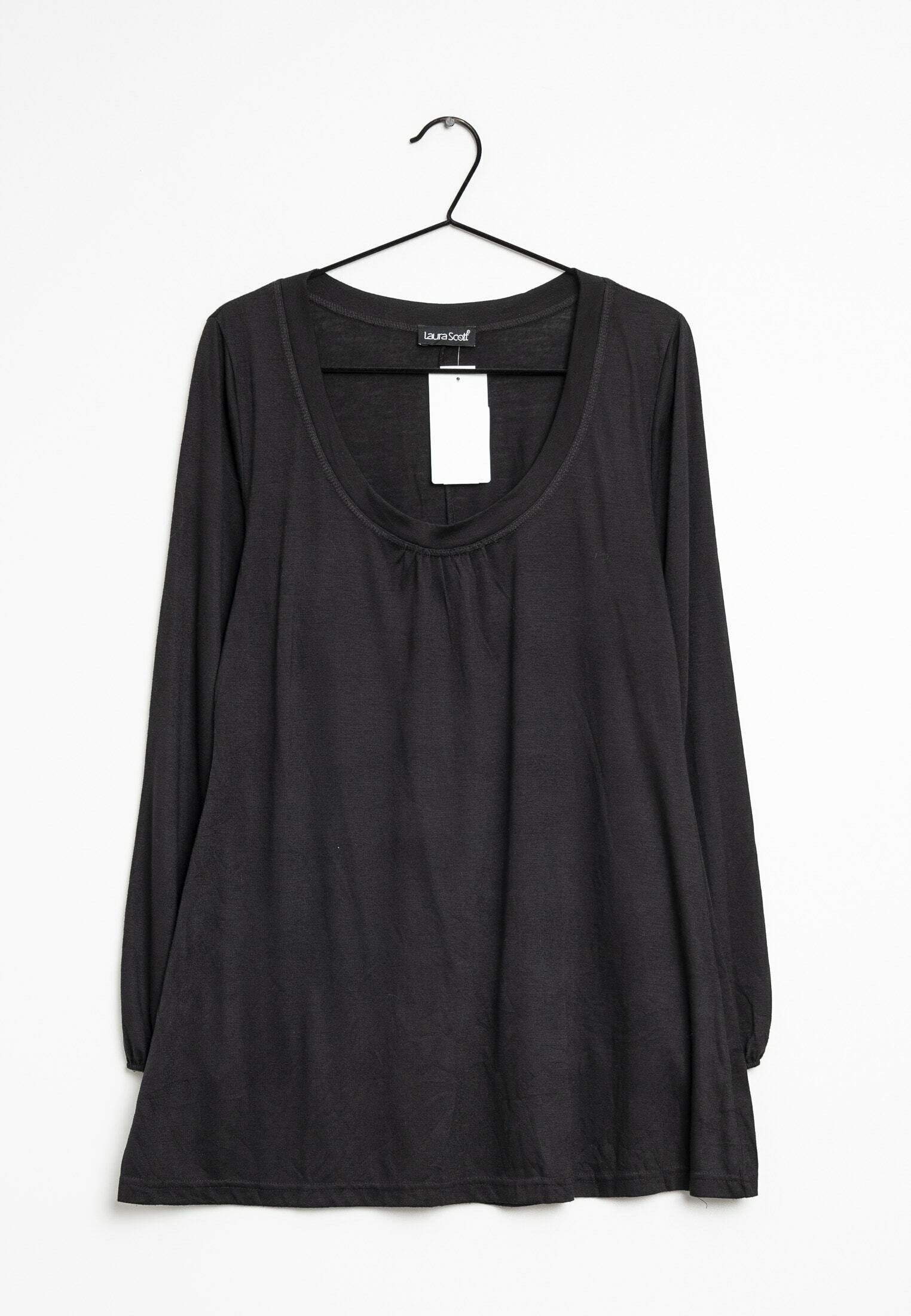 Laura Scott Long sleeved top - black 