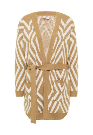 IZIA, IZIA STRICKJACKE - Strickjacke - beige wollweiss