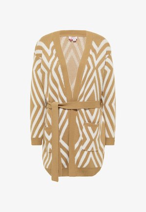 IZIA, IZIA STRICKJACKE - Vest - beige wollweiss