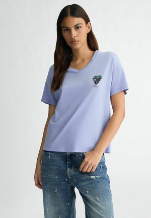 WITH RHINESTONES - Print T-shirt - m9501