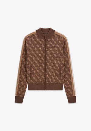 Guess, PULLOVER MIT LOGOPRINT - Blouson Bomber - braun