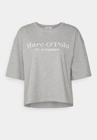 ROUND NECK - T-shirt estampada - dried clay melange