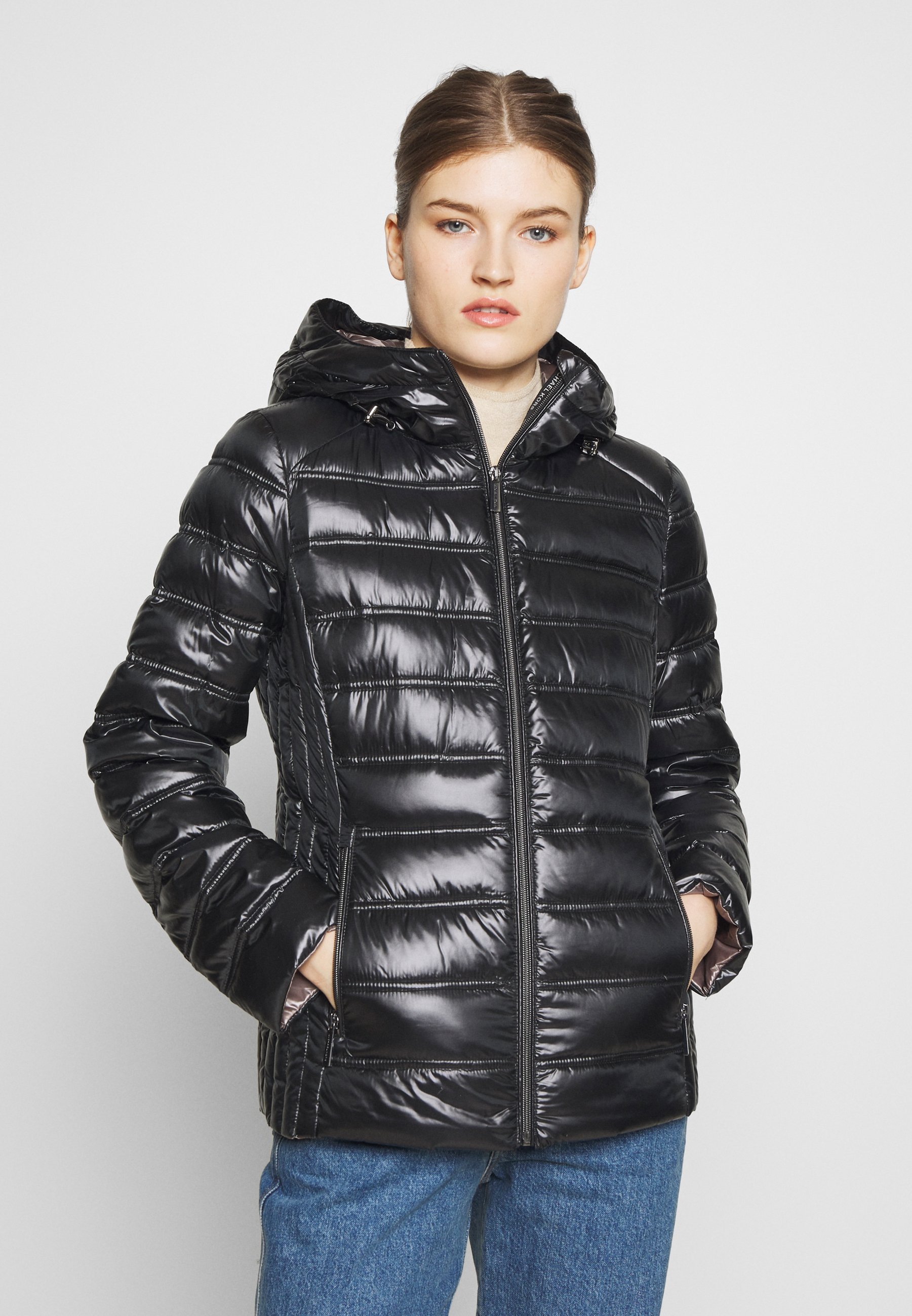 MICHAEL Michael Kors FITTED PACKABLE PUFFER HOOD Dunjakke MICHAEL Michael Kors FITTED PUFFER Dunjakke dark brandy