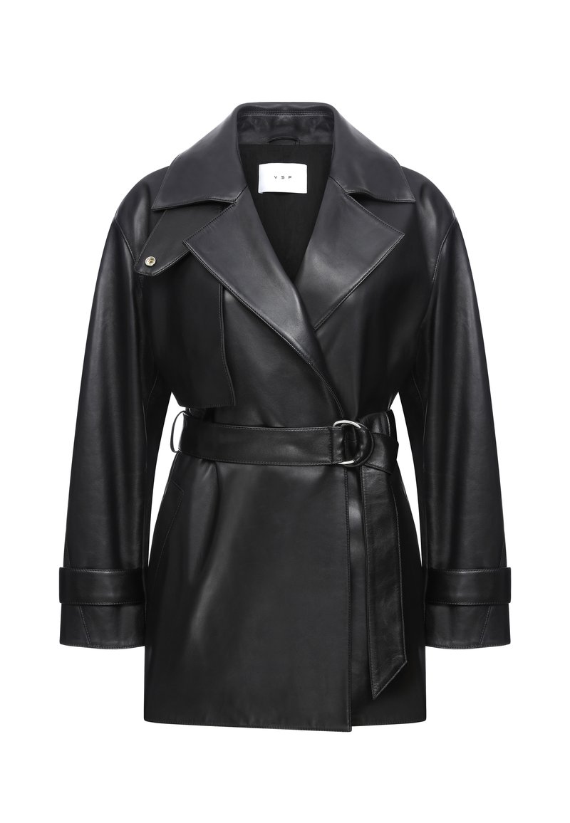 VSP Leren jas zwart