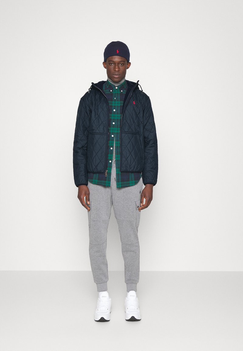 Polo Ralph Lauren Water Repellent Hooded Jacket Light Jacket College Navy Dark Blue Zalando De