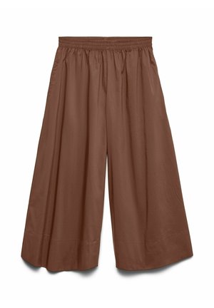 Vero Moda, WIDE-LEG TROUSERS VMFRIBA HIGH WAIST TROUSERS - Pantalon classique - cocoa brown
