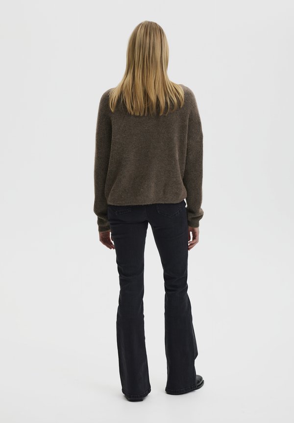 ALPHA CARDIGAN - Cardigan - dark sand melange3