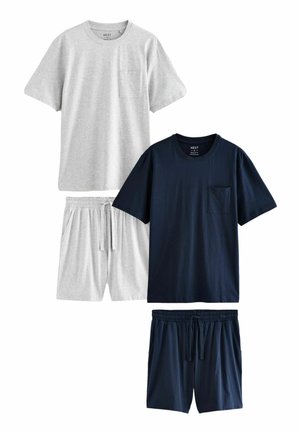 REGULAR FIT SET 2 PACK - Pyžamová súprava - navy blue grey