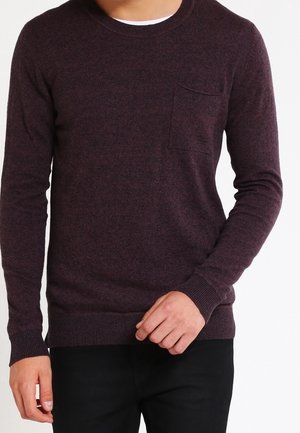 Strickpullover - bordeaux