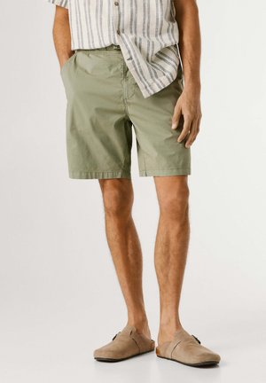 Pepe Jeans RELAXED PULL ON POPLIN SHORT - Shorts - palm green