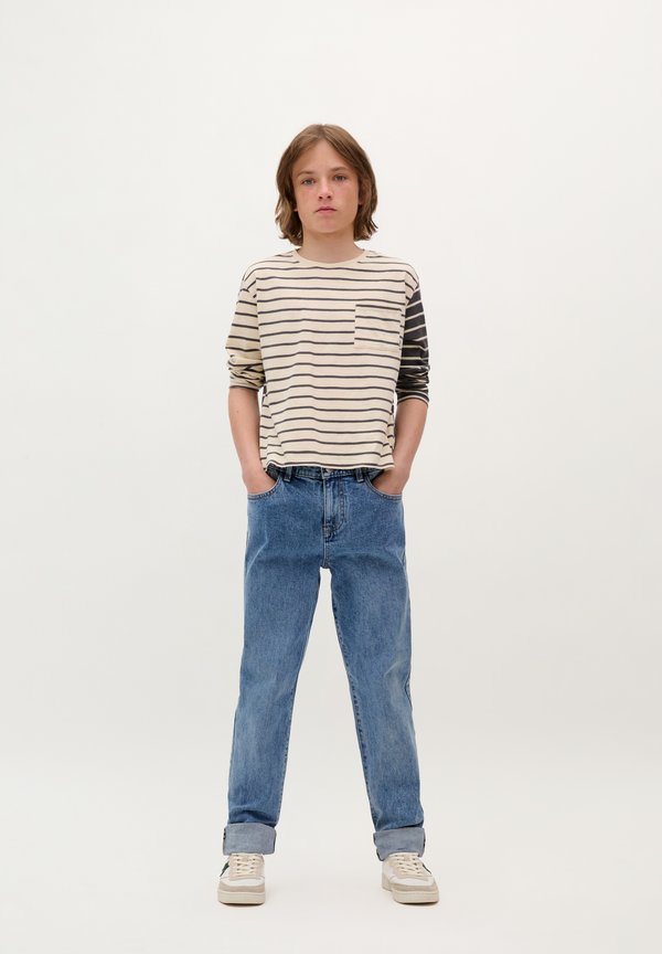 NAUTIC - Langarmshirt - anthracite stripes