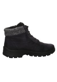 ara SAAS-FEE - Snowboot/Winterstiefel - blau grau schwarz