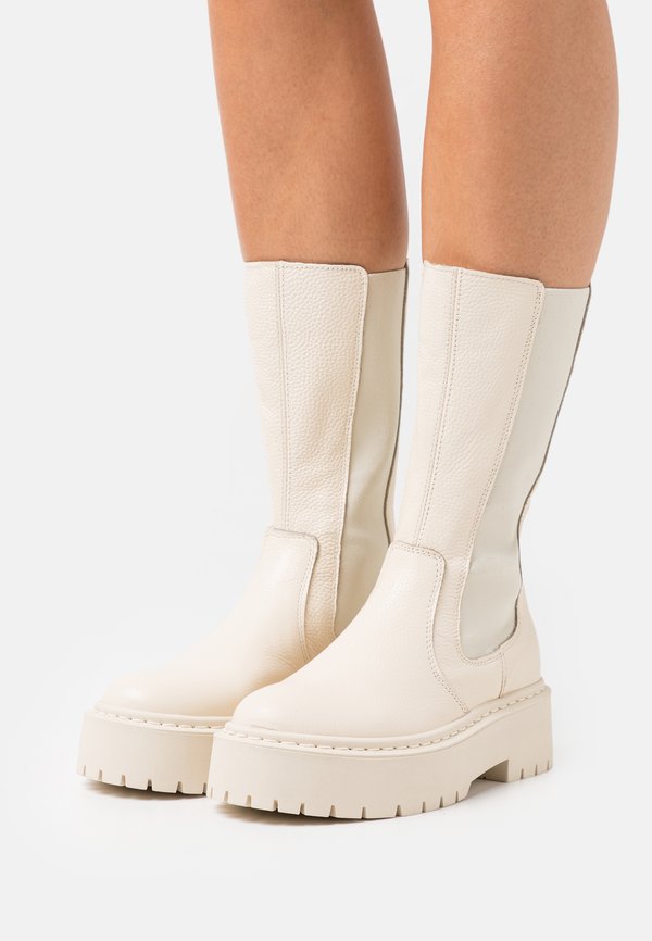 VIVIANNE - Plateaustiefel - bone