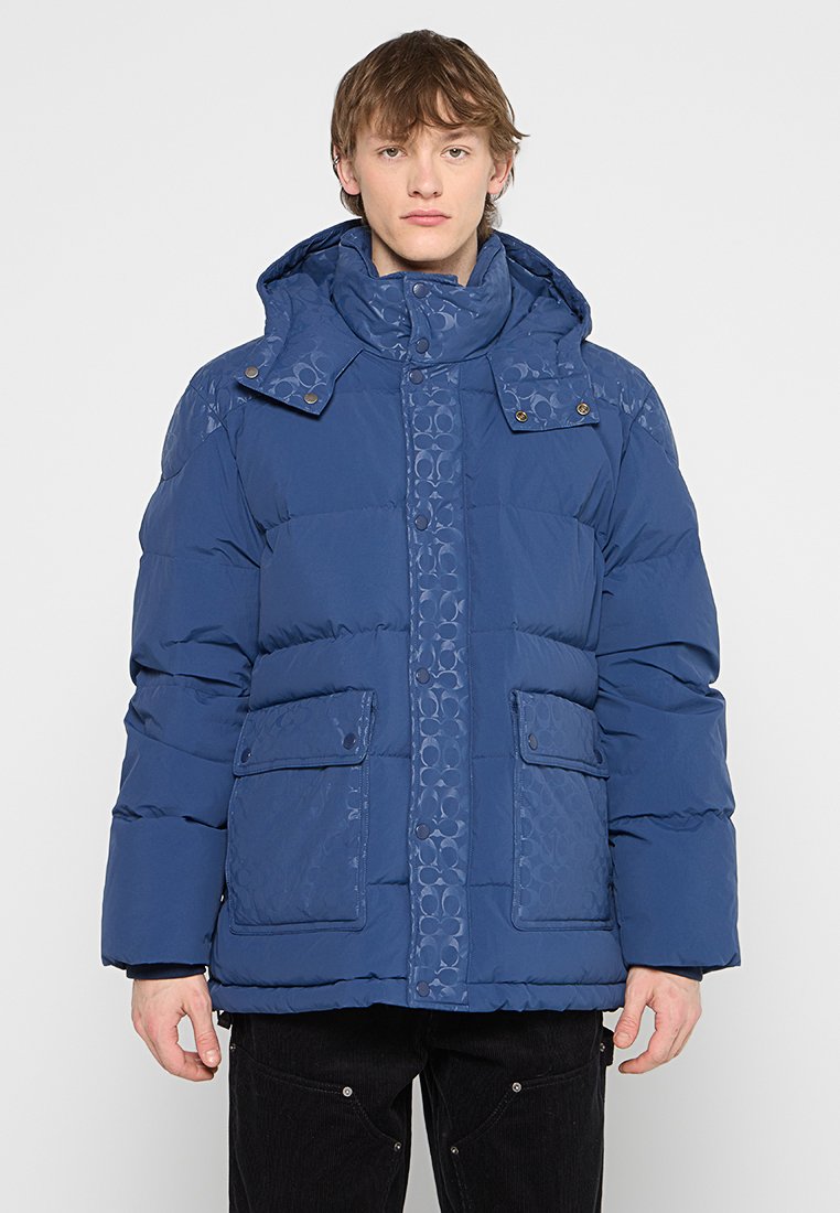 Coach Winterjas donkerblauw Coach Winterjas donkerblauw