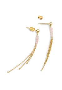 Singularu FALLING FAIRY - Pendientes - gold-coloured