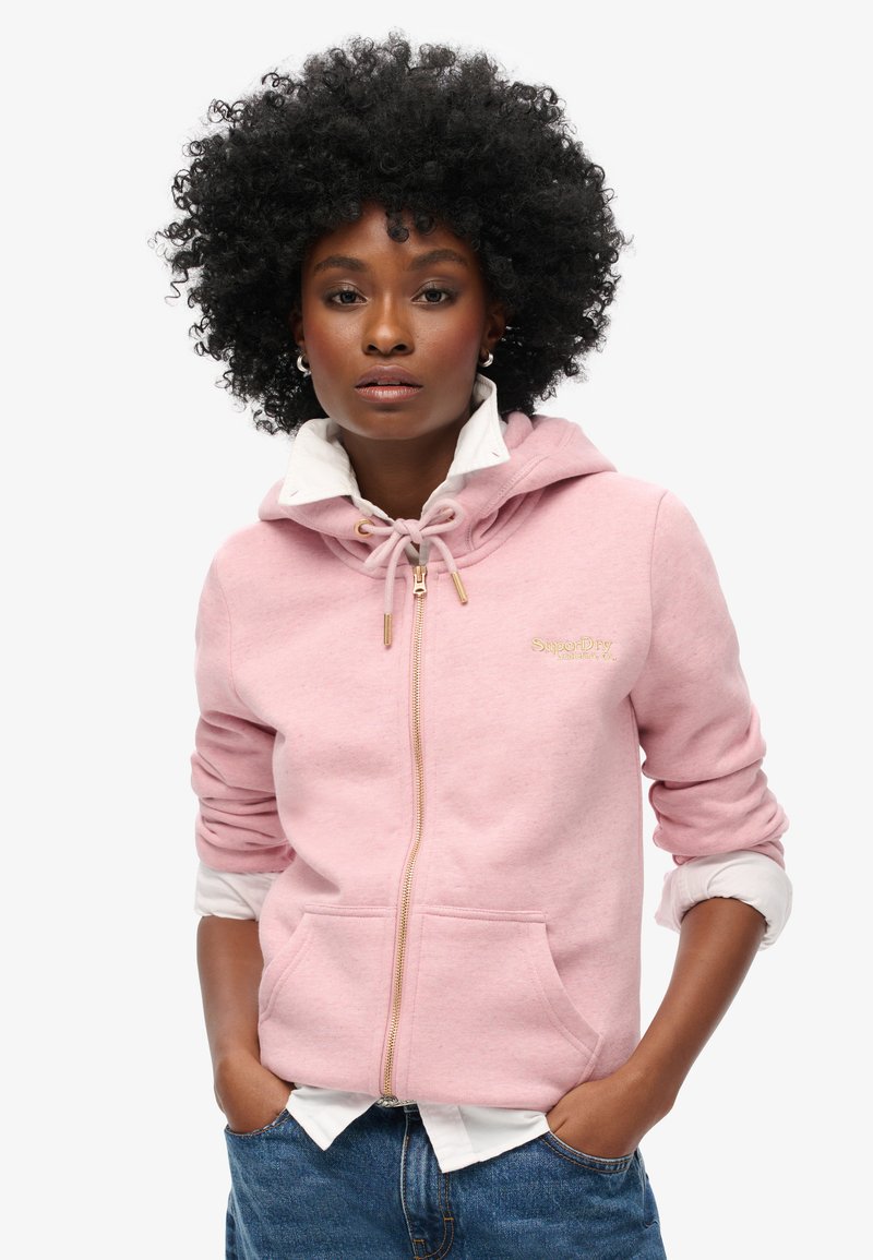 Superdry & Co Sweatjakke - rosa