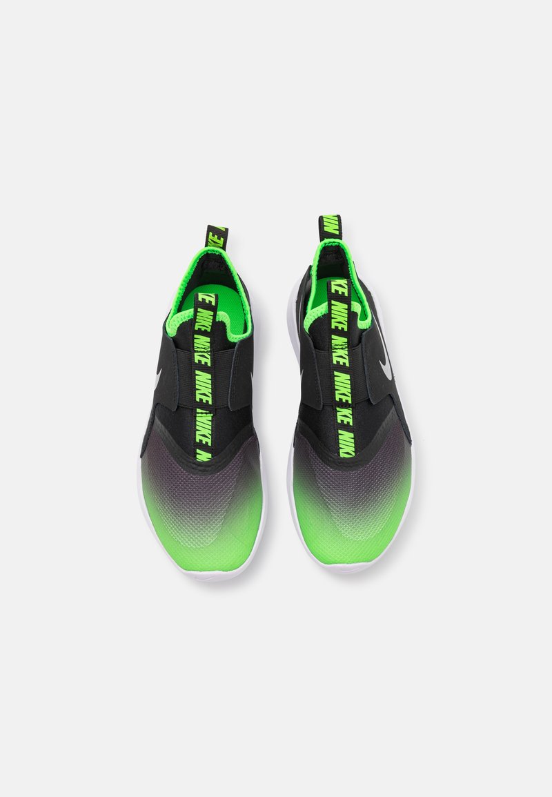 Kinder Wanderschuhe | Nike Performance FLEX RUNNER UNISEX Laufschuh Neutral black/chrome/green strike/schwarz - MB59885 Kinder Wanderschuhe | Nike Performance FLEX RUNNER UNISEX Laufschuh Neutral black/chrome/green strike/schwarz - MB59885