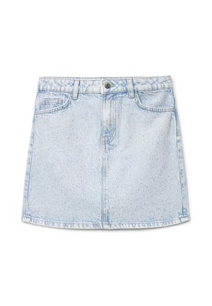 Calliope, GONNA APPLICAZIONI - Gonna di jeans - blu denim chiaro