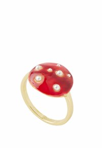 ENAMEL MUSHROOM - Sõrmus - light red