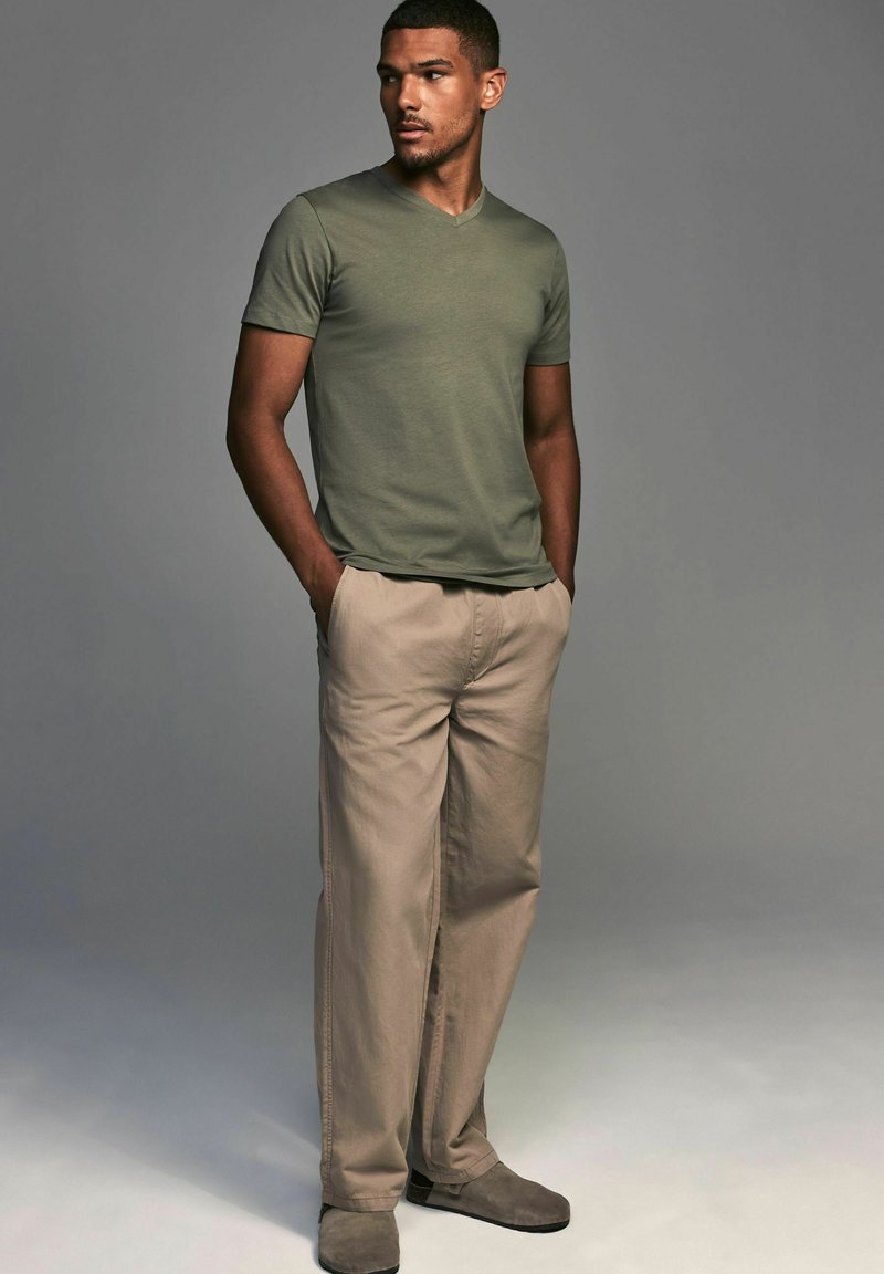 Next V-NECK FIVE PACK - Základné tričko - blue green pink grey