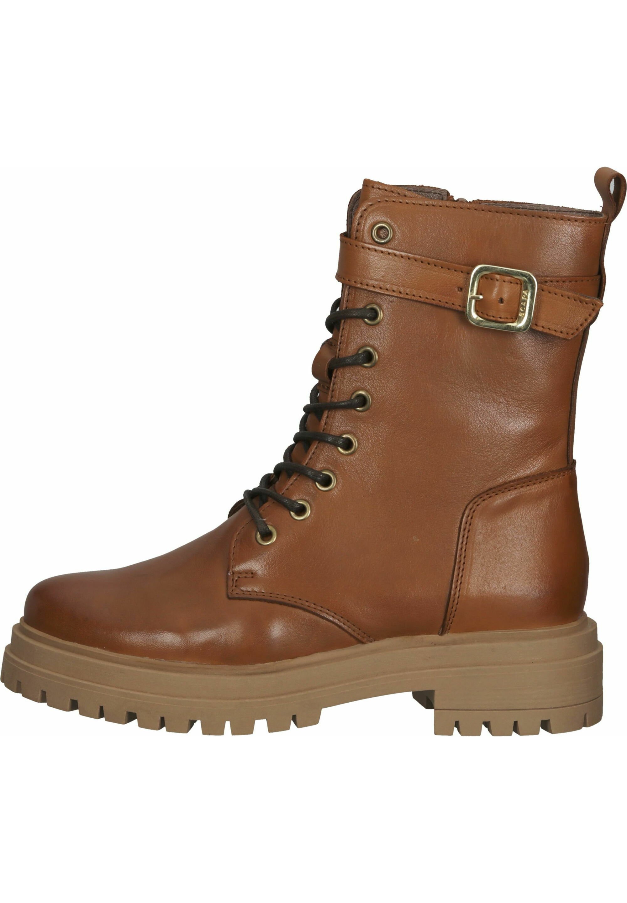Scapa Enkellaarsjes met plateauzool - camel/camel - Zalando.nl