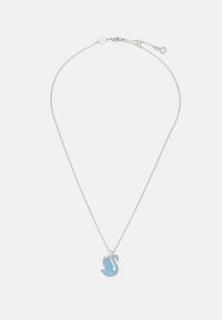 ICONIC SWAN PENDANT BLUE RHODIUM SHINY RECREATED ICE BLUE - P_128343 - Collana - silver-coloured/light blue