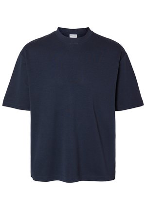 Selected, SLMLOOSEOSCAR - T-Shirt basic - sky captain