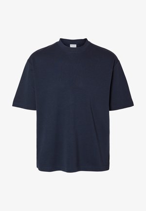 Selected, SLMLOOSEOSCAR - T-Shirt basic - sky captain