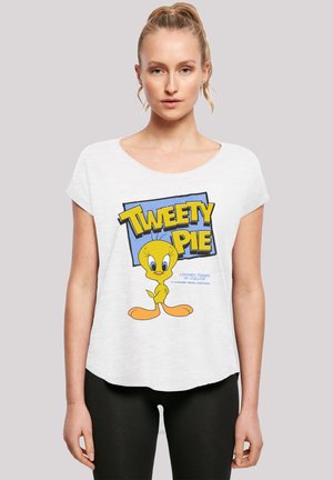 LONG CUT LOONEY TUNES CLASSIC TWEETY PIE - Print T-shirt - white
