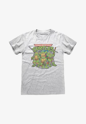 Henry Tiger TEENAGE MUTANT NINJA TURTLES RETRO TURTLE - T-shirt print - heather grey