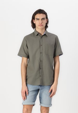 TOM TAILOR Shirt - smokey olive green