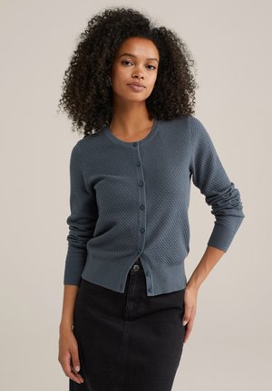 WE Fashion Cardigan - green blue