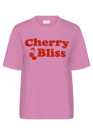 Kaffe, KACHERIE T - T-shirt print - pink frosting