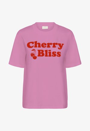 Kaffe, KACHERIE T - T-shirt print - pink frosting