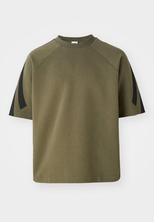 adidas Performance Tricou cu imprimeu - olive strata