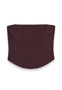 BANDEAU SCULPTED  - Top - deep plum