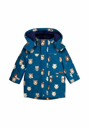 JoJo Maman Bébé WOODLAND FRIENDS PRINT- REGULAR FIT - Párka - denim