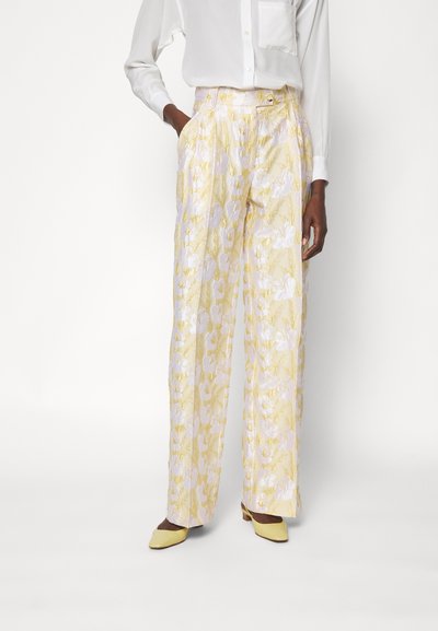 CO|TE LARA - Παντελόνι - yellow