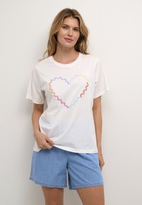 Culture - CUAMORA HEART - T-Shirt print - spring gardenia Thumbnail-Bild 1