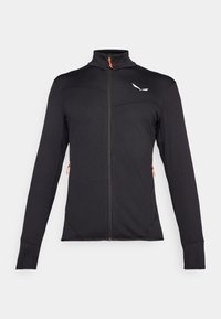 PUEZ WAFFLE JACKET - Fleecová bunda - black out