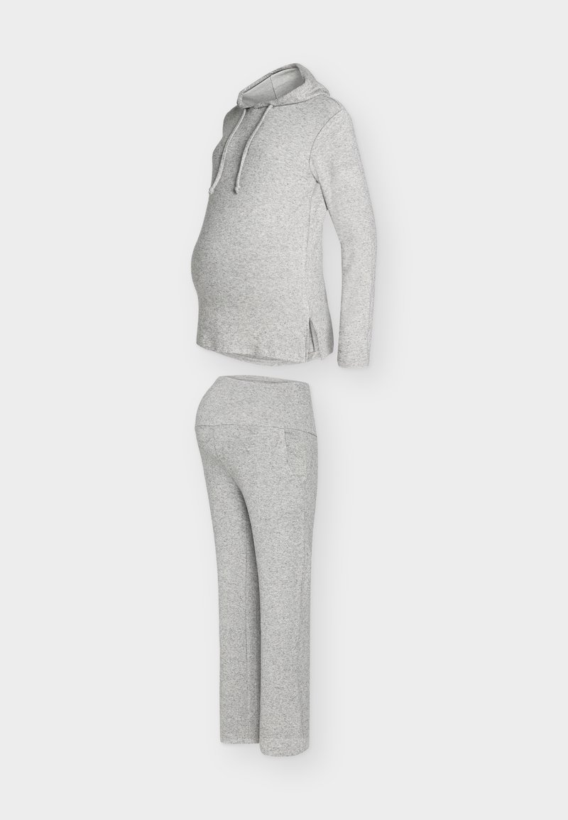 Anna Field MAMA Hoodie lichtgrijs gemêleerd