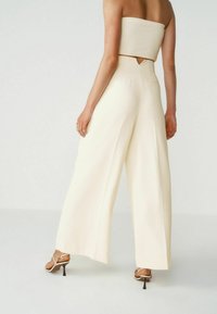 Next SUPER WIDE LEG . TALL - REGULAR FIT - Broek - ecru