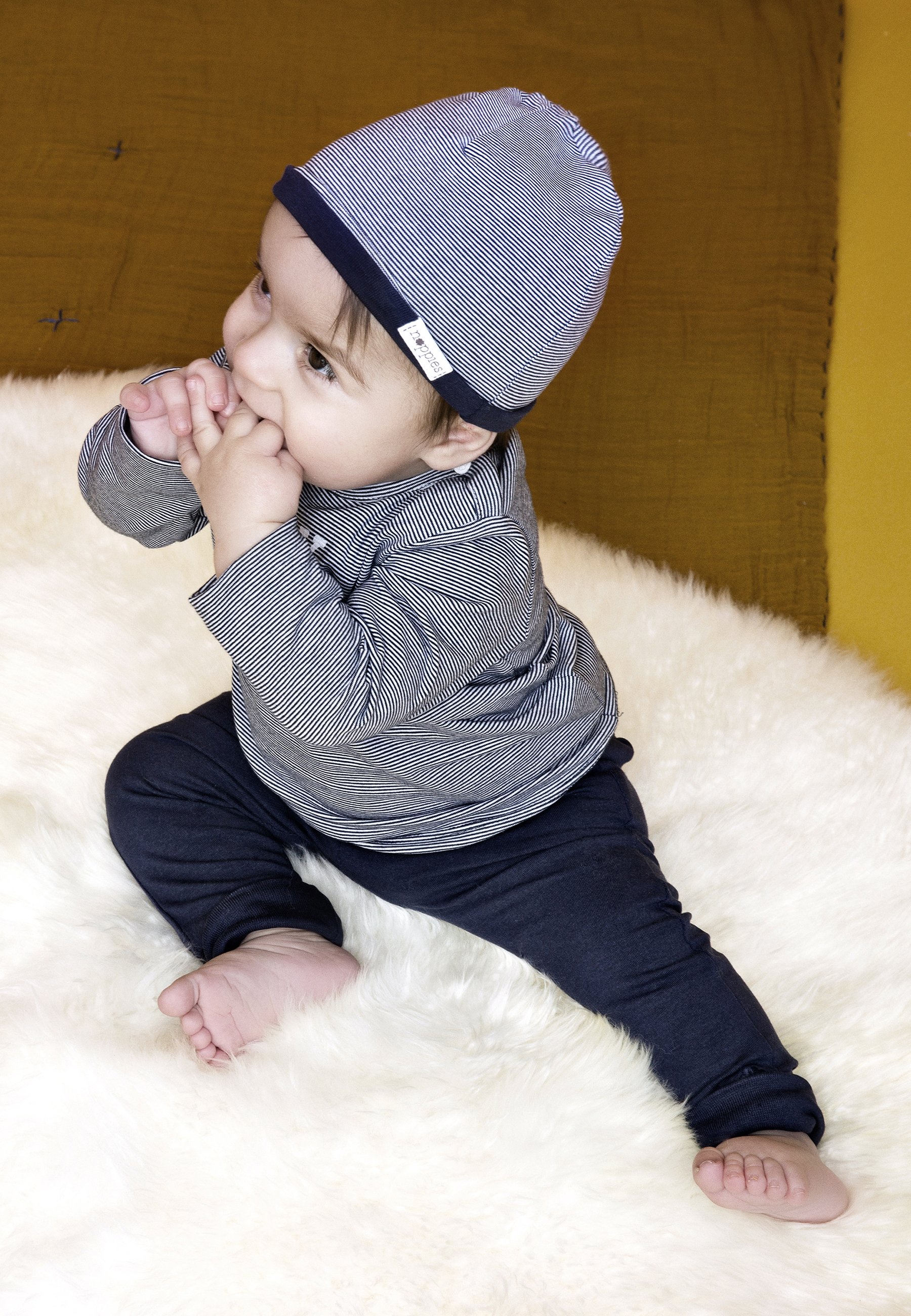 Bonnet Bébé Garçon Noppies - 95% Coton, 5% élasthanne, Lavable En Machine - 2