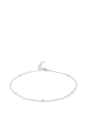 SPARKLING BASIC - MIT KRISTALLEN VON SWAROVSKI® - Ankelkæder - silver-coloured