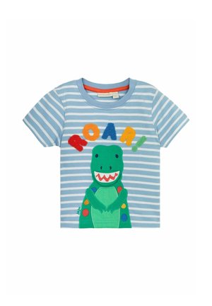 JoJo Maman Bébé REGULAR FIT - T-Shirt print - blue trex